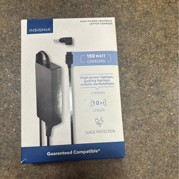 Insignia Black Laptop Charger - 180W